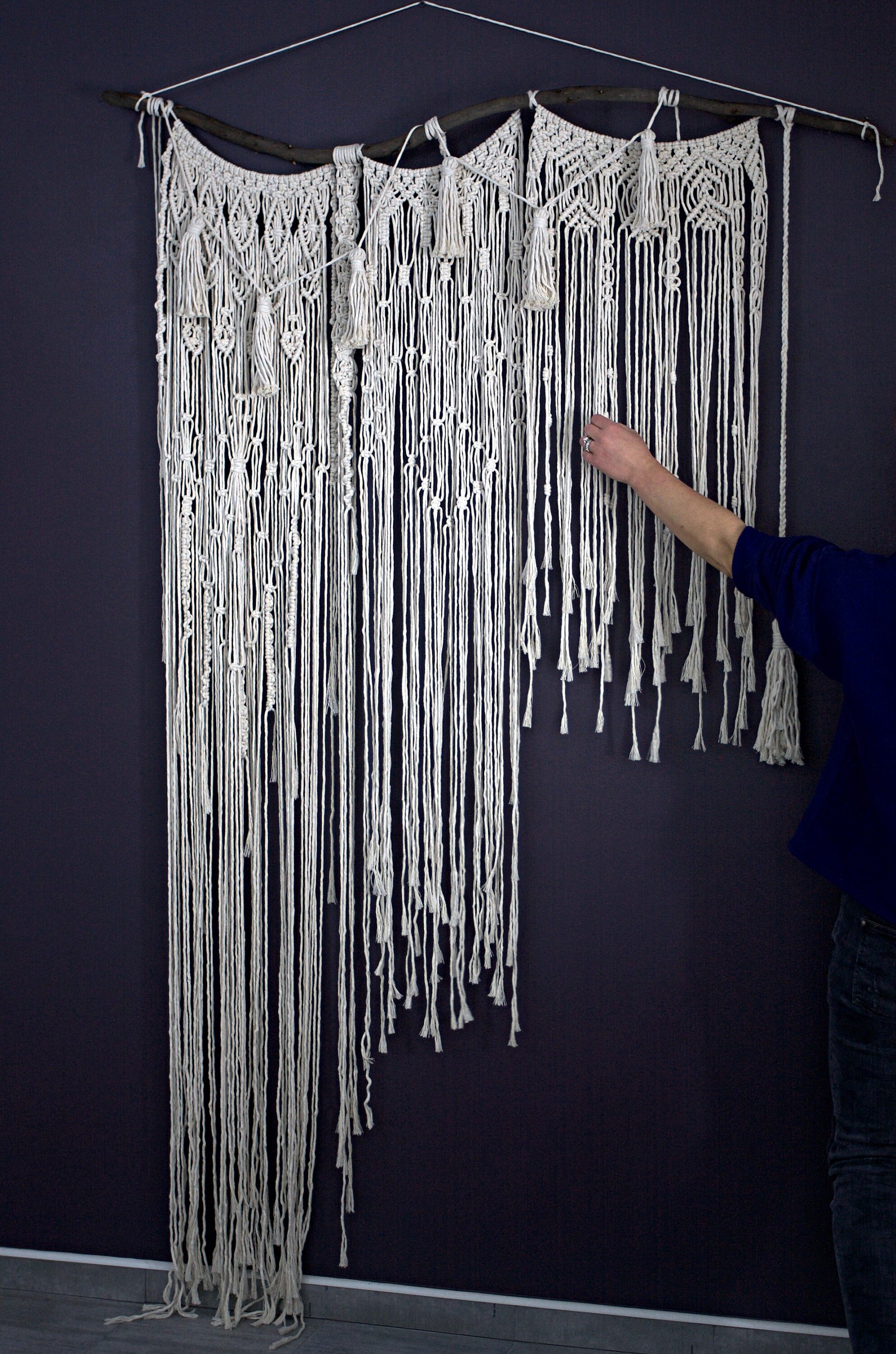 Boho macrame backdrop, macrame arch, wedding macrame backdrop