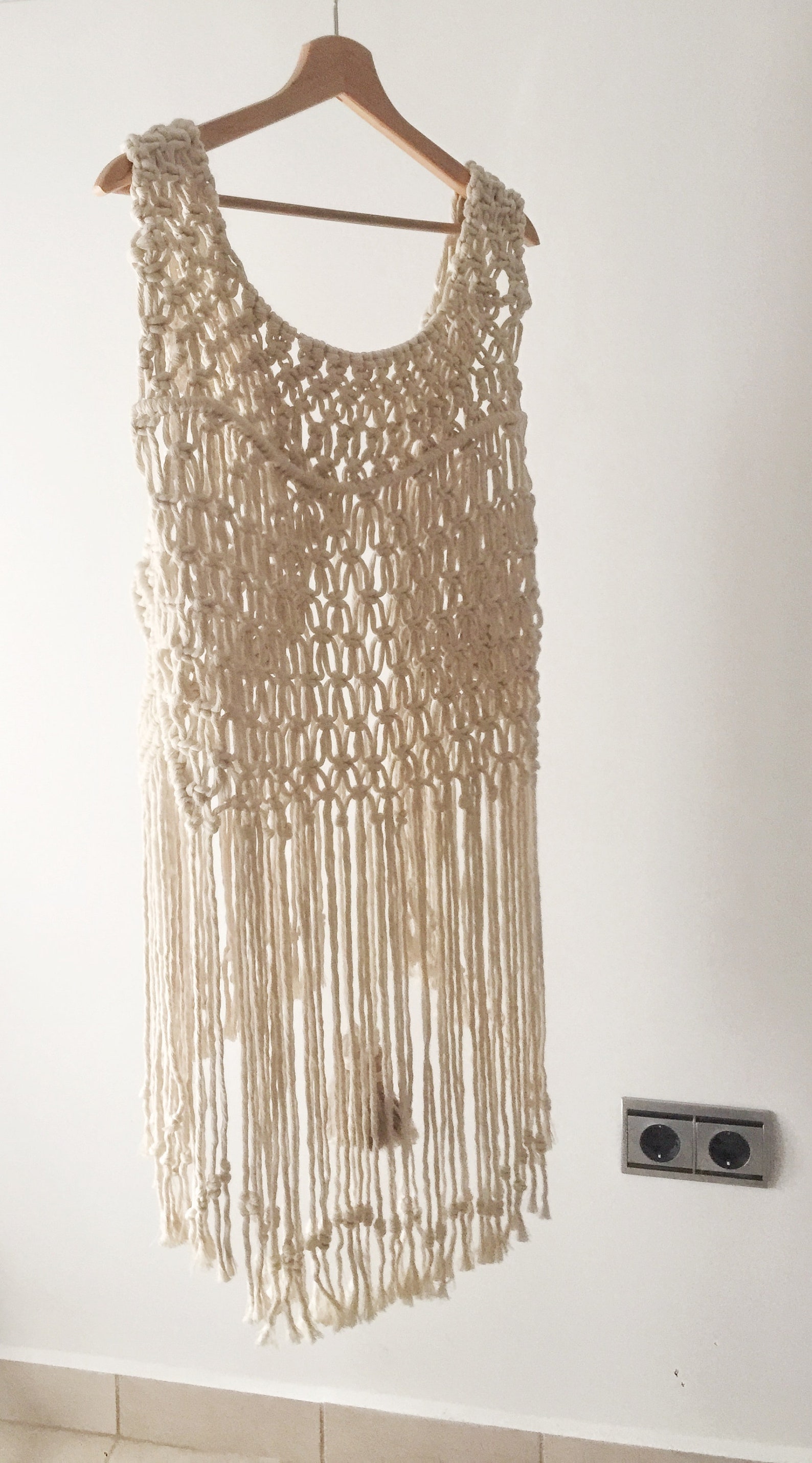 Macrame vest boho vest macrame kimono fringed kimono boho Etsy