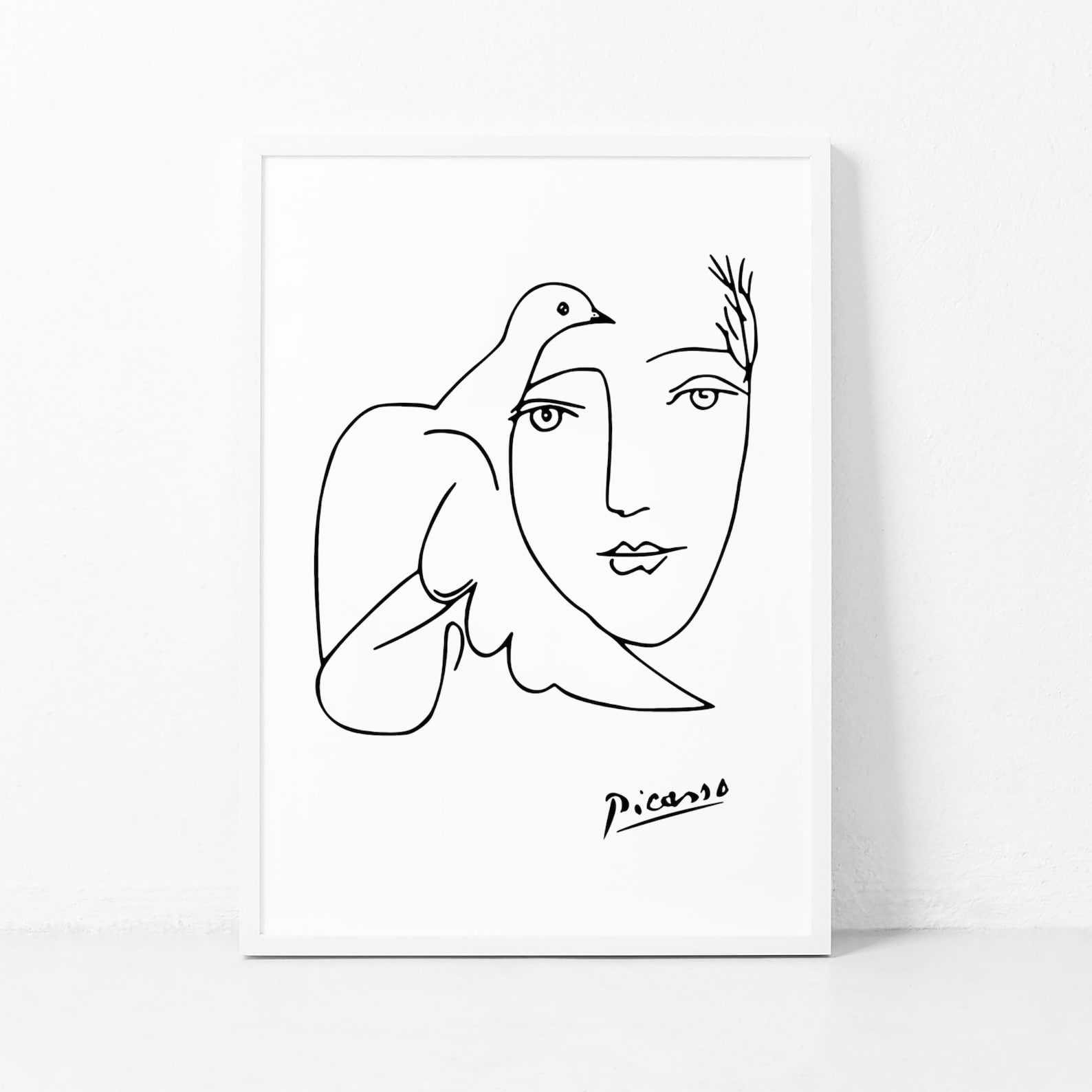 Рисунки пикассо одной линией