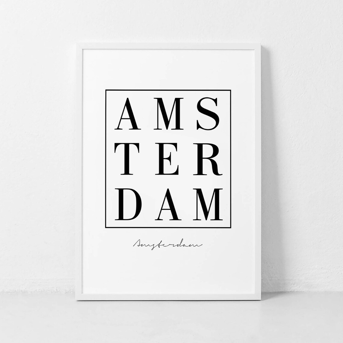 Amsterdam Print Amsterdam Poster Netherlands Print Etsy
