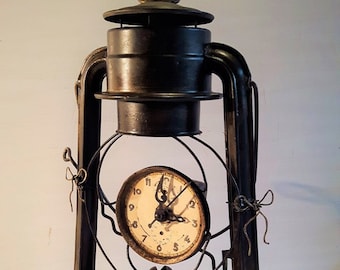 Christmas gift - Vinatge clock - Handmade clock