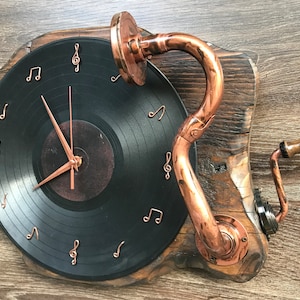 Wood wall decor, Wood wall art, Large wall clock, Handmade wall clocks, Vintage wall clocks, Unique wall clocks, Rustic wall clock decor