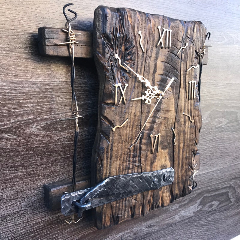 Farmhouse Wall Clock - Etsy
