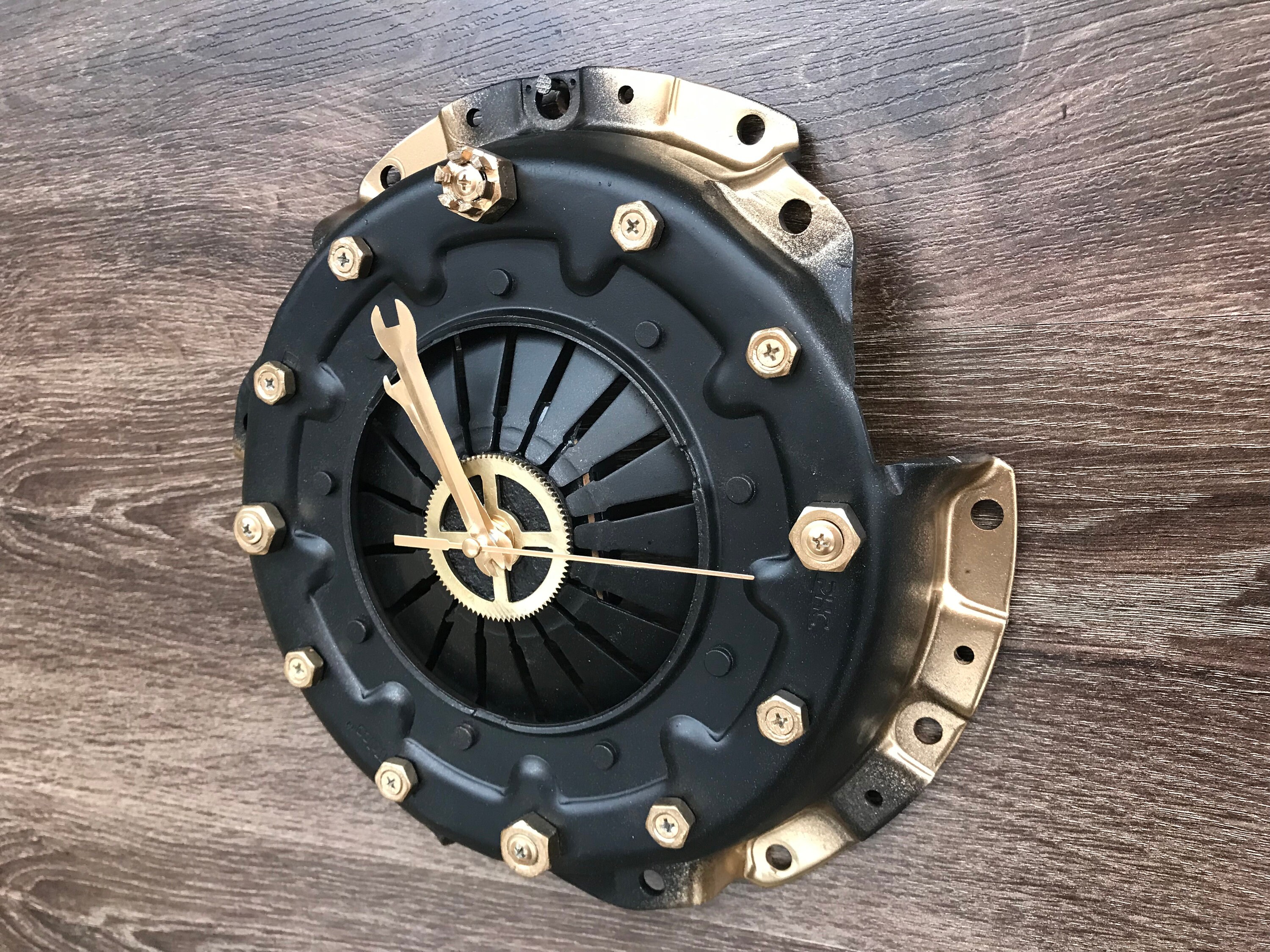 Car Part Clock Recycled Wall Clock From Car Parts, Modern Wall Clocks, Personalized ...