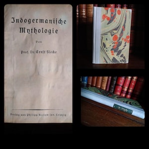 Paganism 1921 Indo-European Mythology Prof. Dr. Ernst Siecke Werewolves Demons Magic