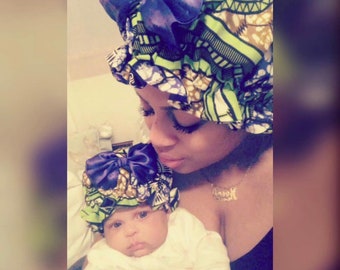 mommy and baby matching bonnets
