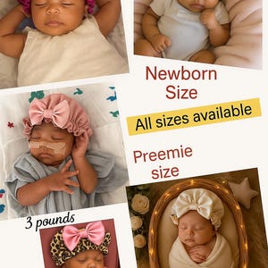 Soft Satin Girl’s  Bonnet for Healthy Baby Hair - Protects Baby’s Curl Overnight With ADJUSTABLE band - Perfect baby shower GIFT