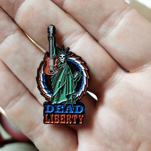 Dead liberty hat pin