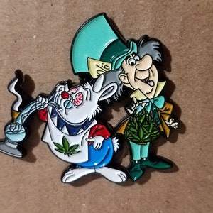 Mad hatter and white rabbit