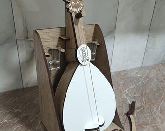 Mini Bar Fiddle (Gusle) Laser Cut Design (Digital Download)