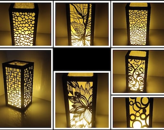 Decorative candle lanterns 7 models bundle pack