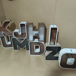 3d Letters With Round Corners - L - - Etsy