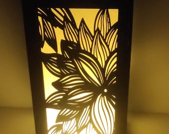 Decorative Candle Lantern    dxf,svg,cdr