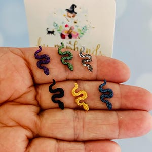 Tiny Resin Snakes – Mystical Craft Embellishments