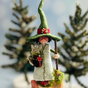 Handmade Kitchen Witch Dolls – Miniature Herbal Witches, Good Luck Charms