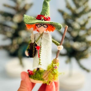 Handmade Kitchen Witch Dolls – Miniature Herbal Witches, Good Luck Charms