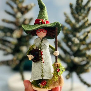 Handmade Kitchen Witch Dolls – Miniature Herbal Witches, Good Luck Charms