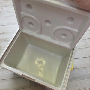 Vintage Coleman Mini Cooler Flip Deckel Personal 5205 6er Pack Bier Lunchbox Tailgate Bild 6