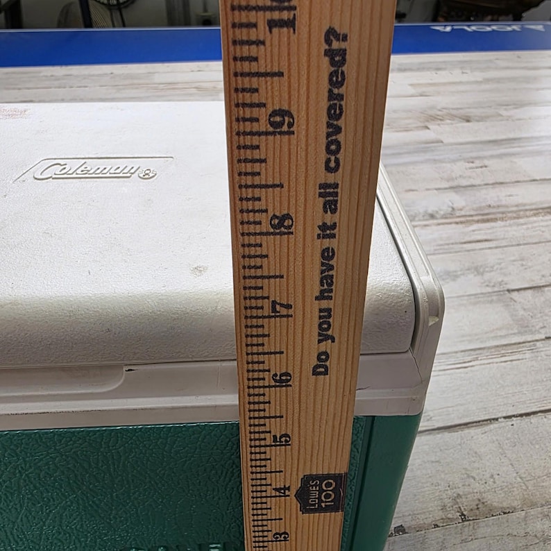 Vintage Coleman Mini Cooler Flip Deckel Personal 5205 6er Pack Bier Lunchbox Tailgate Bild 5