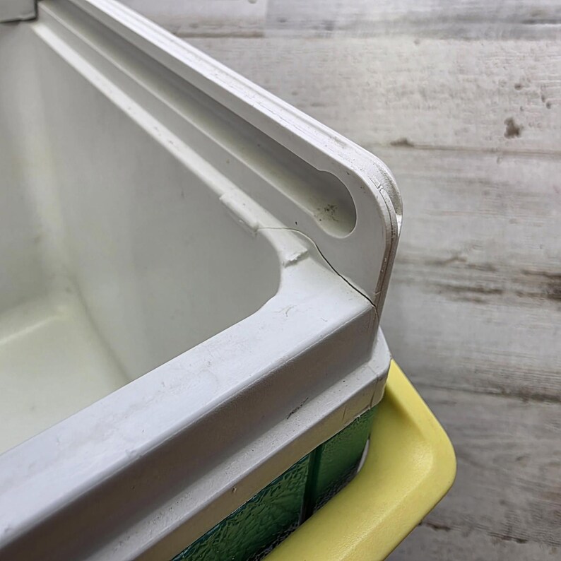 Vintage Coleman Mini Cooler Flip Deckel Personal 5205 6er Pack Bier Lunchbox Tailgate Bild 7