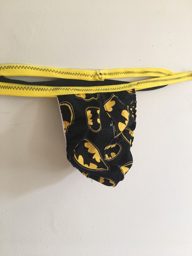Mens Super Sexy Batman Gstring Thong Bat Signal Gstring For Etsy