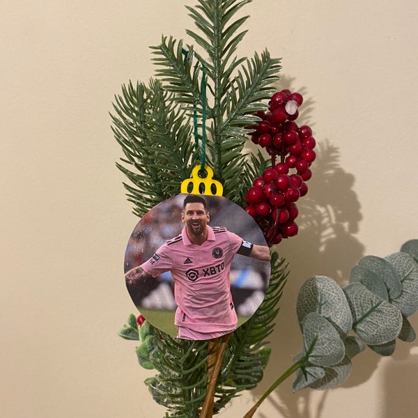 Lionel Messi Inter Miami Christmas Tree Decoration