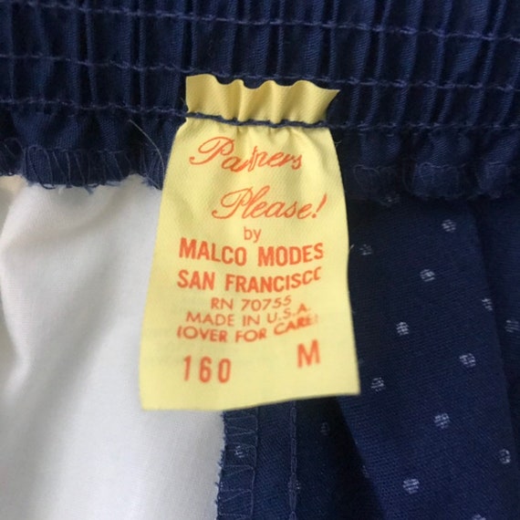 Vintage 70s Malco Modes Partners Please Blue Whit… - image 6