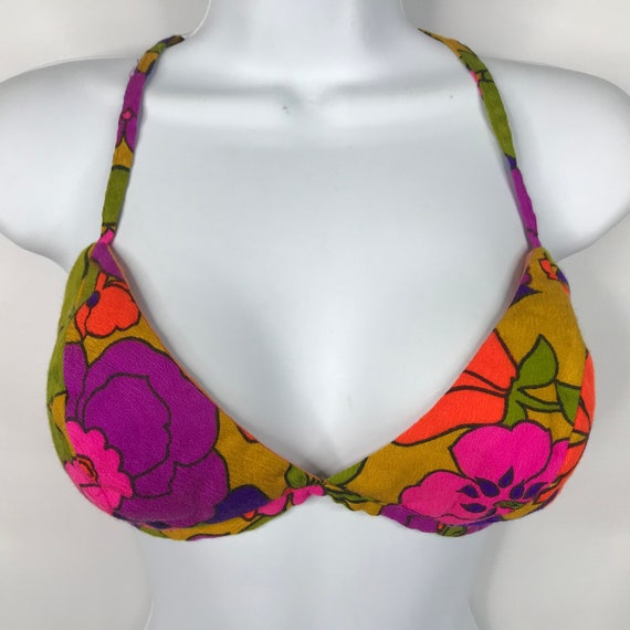 Vintage 60s Eeni Meeni Custom Bikini Psychedelic F