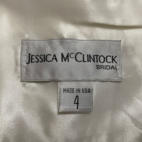 Vintage 90s/Y2K Jessica McClintock Bridal Ivory C… - image 10