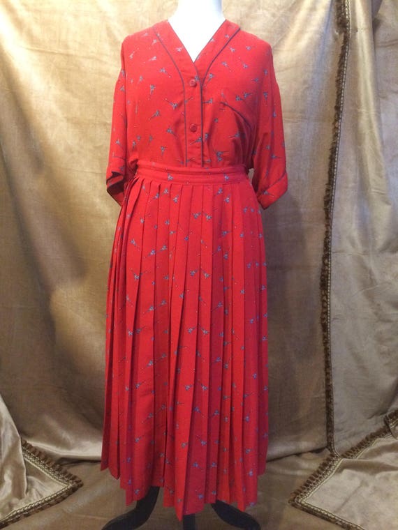 Daniel Hechter - Pleated skirt set and Eiffel Towe