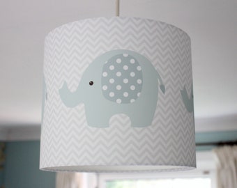 Baby Boy Nursery | Baby Girl Nursery | Nursery Lampshade | Elephant lampshade | Nursery Decor |