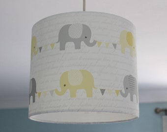 Nursery Lampshade , Nursery Decoration, Nursery Ideas, Boys Nursery, Nursery Decor, Elephant Nursery , Girls Nursery