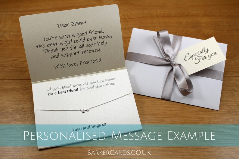 Heart Necklace Pendant with Personalised /'For the One I love/' Gift Card