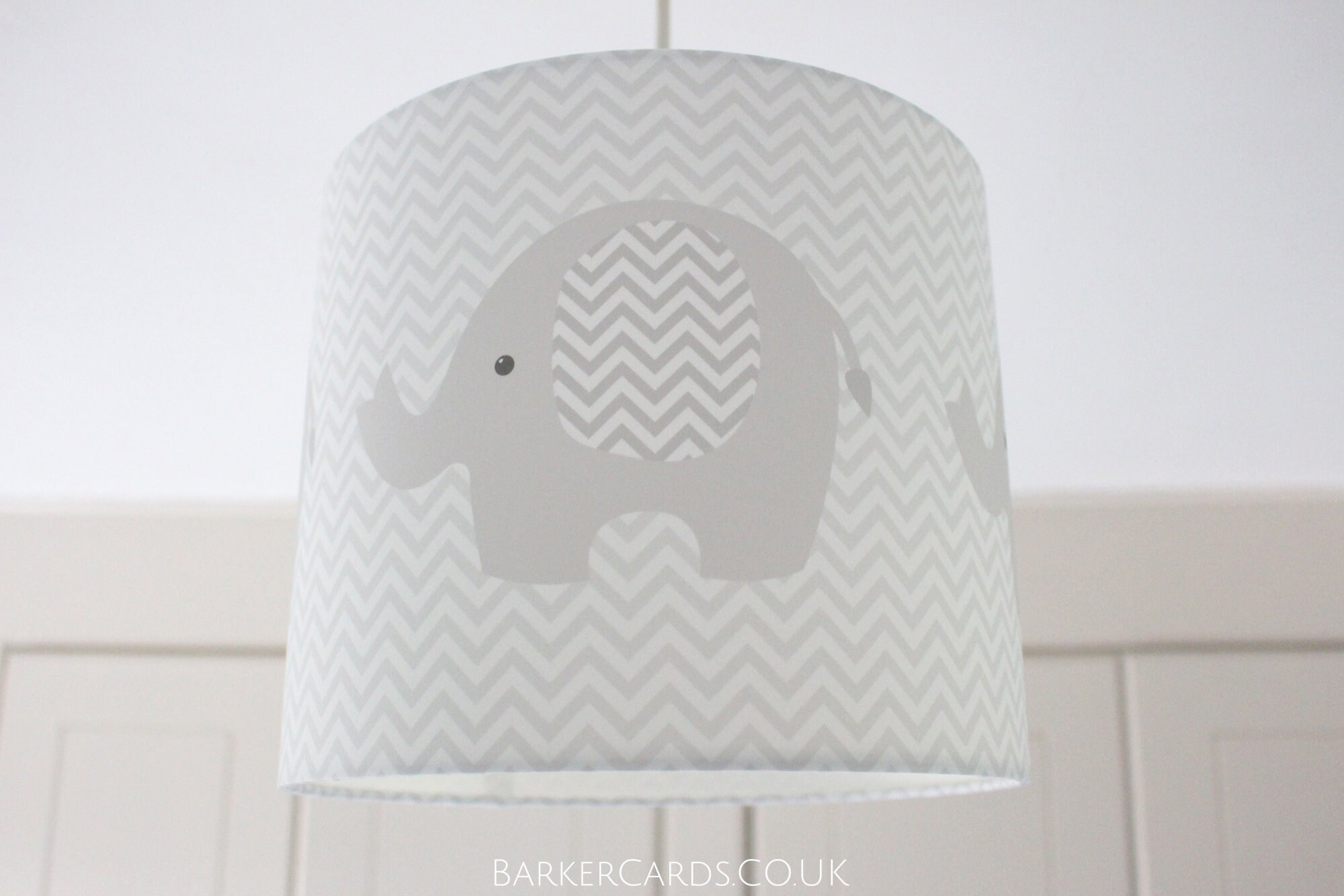 Unisex Nursery Lampshade Elephant Lamp Shade Neutral Etsy