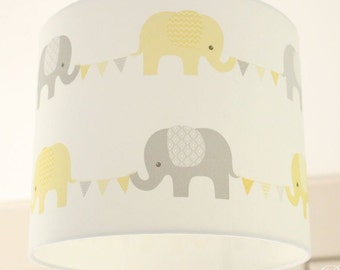 Nursery Decor | Elephant Nursery |  Nursery Lampshade | Girls Nursery | Boys Nursery