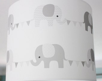 Baby Boy Nursery | Baby Girl Nursery | Elephant lampshade | Nursery Lampshade | Nursery Decor |