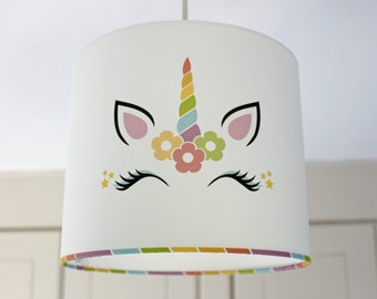 Unicorn Lampshade, Unicorn Nursery, Unicorn Bedroom, Unicorn Nursery Decor, Girls Lampshade