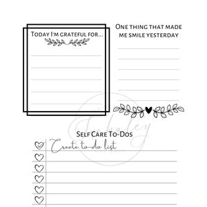 It&#39;s my Turn to Take a Selfish - Printable Self Care Worksheet