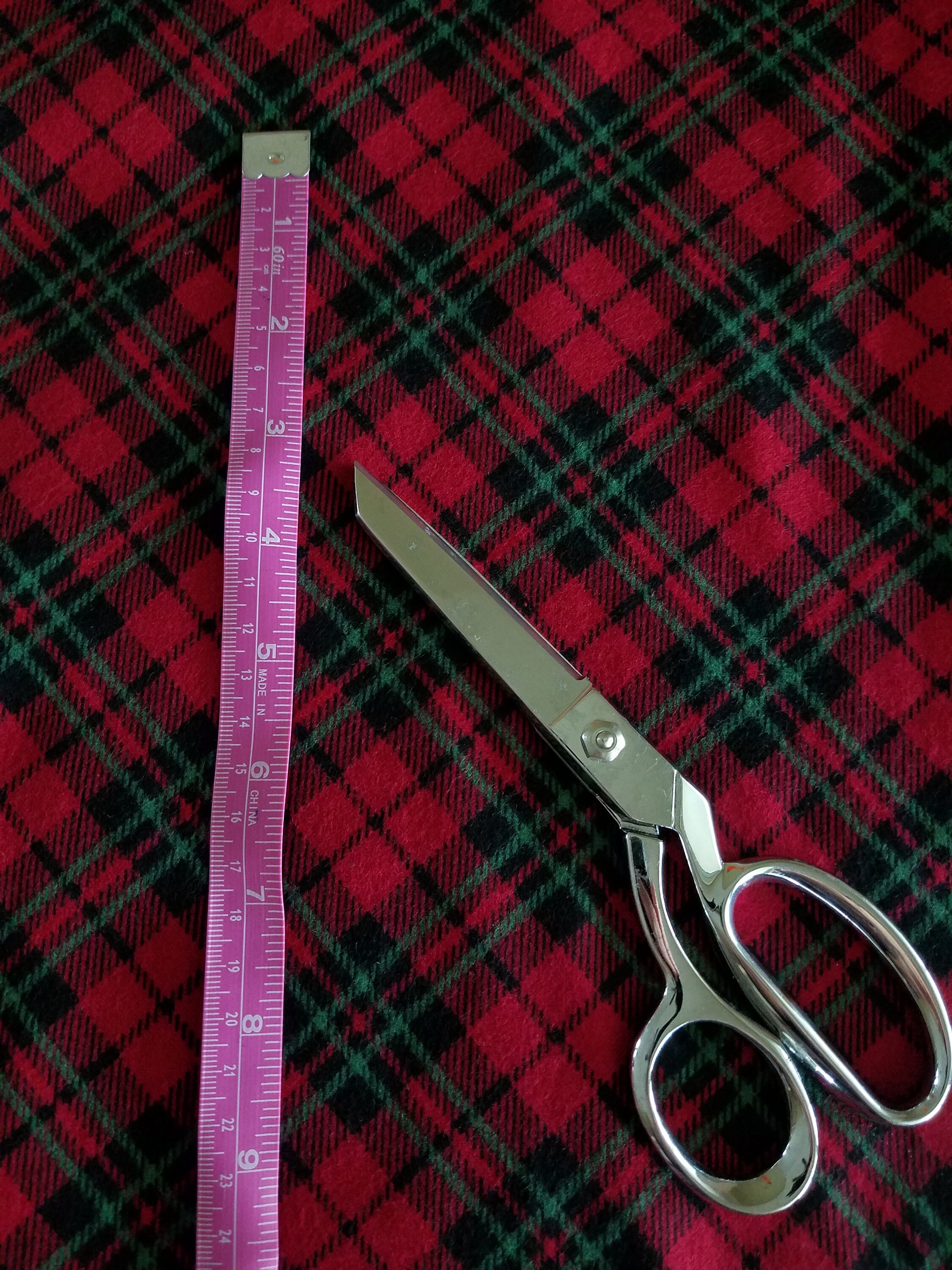 Christmas Red, Green & Black Plaid Super Snuggle FLANNEL Christmas Red, Green & Black Plaid Super Snuggle FLANNEL