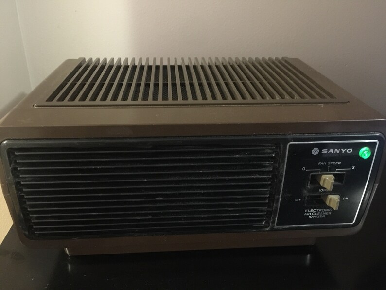 Vintage Sanyo Electronic Air Cleaner Ionizer Etsy