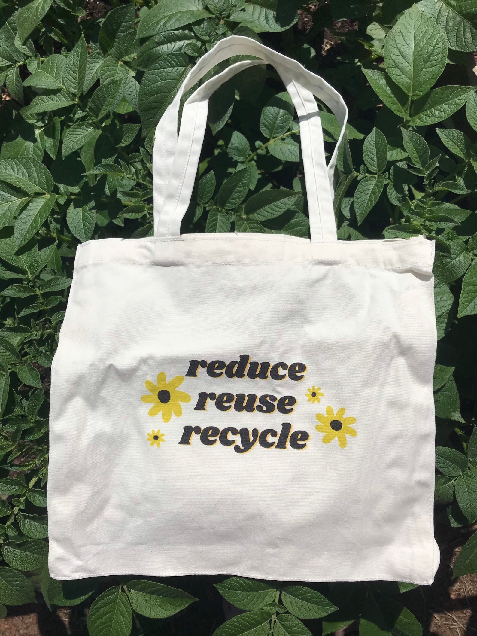 Reduce Reuse and Recycle Tote Etsy