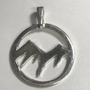 Mountain Charm or Pendant
