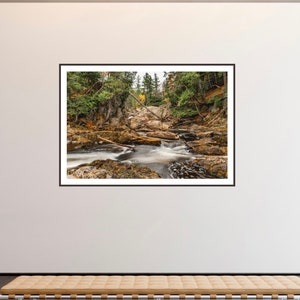 Autumn Waterfall Wall Art Fall Wall Decor Fall Landscape Photographs