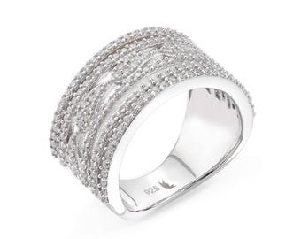 Ocean ring - silver