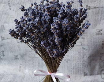 150 Stems Dried Lavender Bouquet: Natural Flower Arrangement