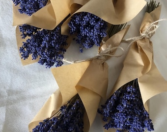 Lavender Wedding Favors, Dried Lavender Bundles for Centerpieces, Bulk Lavender Gift, Boho Wedding Decor, Eco Friendly Party Favors