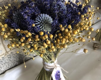 Dried Lavender Bouquet: Small English Lavender Flower Arrangement