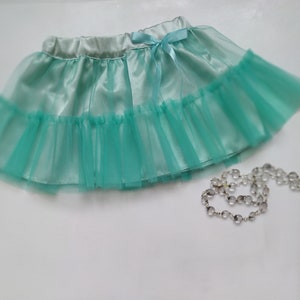 Baby Tutu Skirt Lavander, Mint Birthday Tutu, Grey Tulle Baby Skirt, Birthday Outfit, Toddler Skirt, Tutu skirt for the first birthday zdjęcie 6