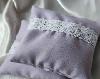 Linen aroma sachet lavender, set of 2, lavender pillows, linen sachets,lavender herb, lavender buds, dried lavender