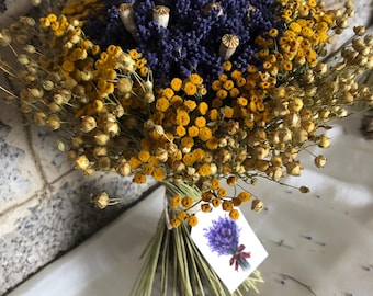 Dried Lavender Bouquet: Small English Lavender Flower Arrangement